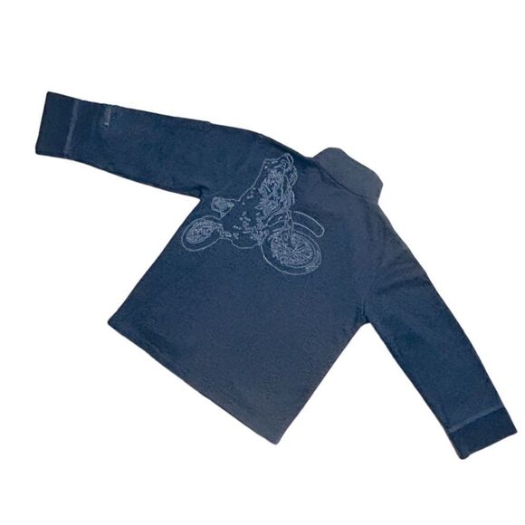 Appaman Toddler Boys Navy Motor Cross Zip Up Cotton‎ Jacket Size 5 - Picture 7 of 7